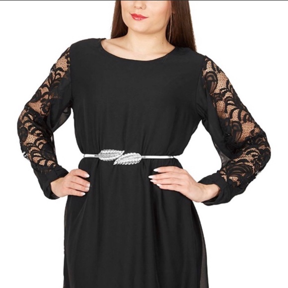 GORGEOUS GOLD CINCH LEAF BELT - Picture 4 of 9